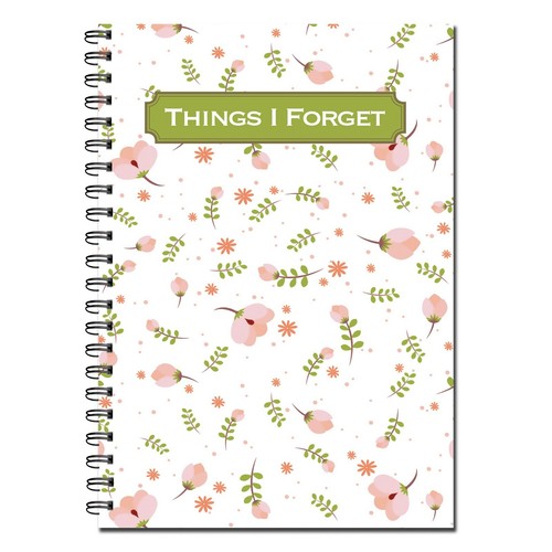 Cherry Printers Things I Forget Password Book A5 53 double sided pages Wirobound - Picture 51 of 66