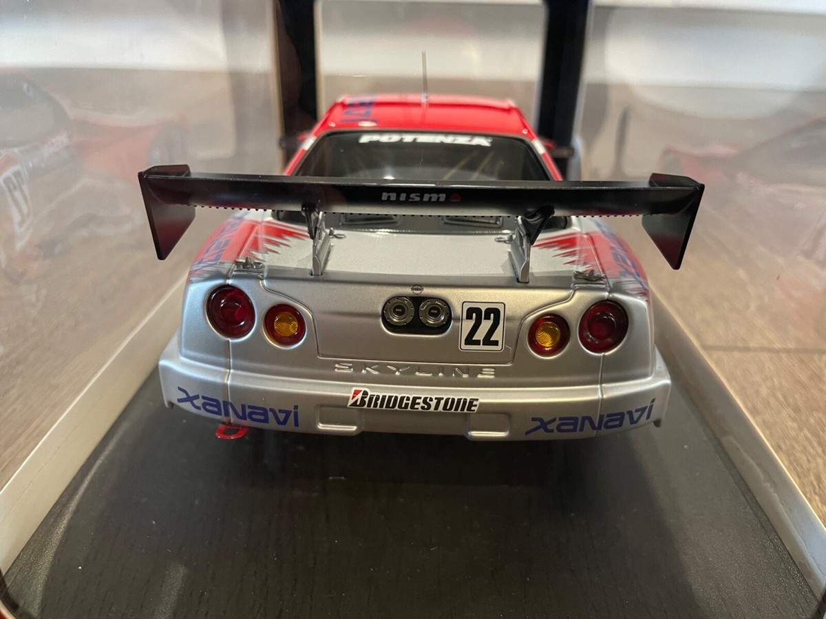 AUTOart 80277 1/18 Nissan Skyline GTR R34 JGTC 2002 Xanavi