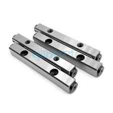 (4 Guides+2 Holders) Set Stroke 58mm Cross Roller Guide Linear Black Precision