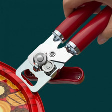 Tin Can Opener Manual Handheld Smooth Edge Stainless Steel Bottle Opener