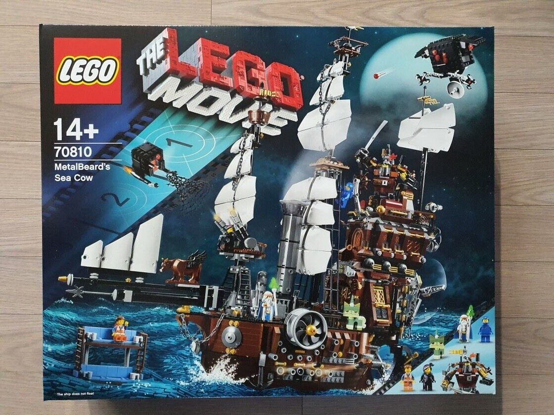 Lego 70810 MetalBeard’s Sea Cow, 2741pcs Expedited Shipping, Sealed