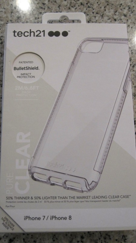 iPhone 7/8 CLEAR PROTECTIVE CASE FROM TECH21