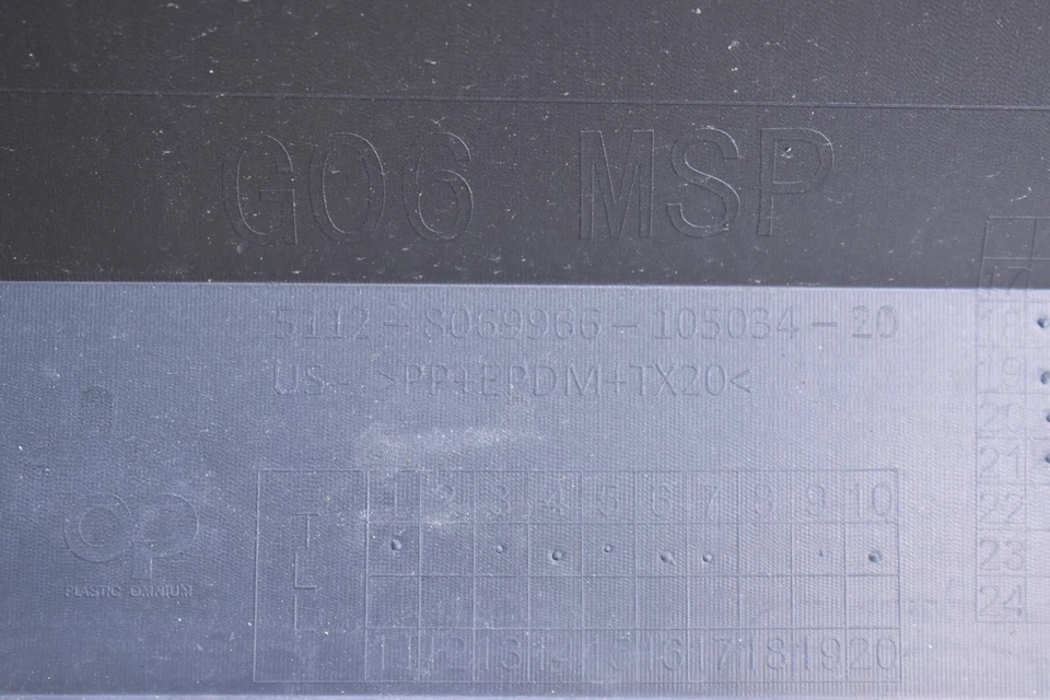 BMW X6 LOWER TRIM BUMPER FACTORY OEM LOCAL PICKUP - Изображение 4 из 4