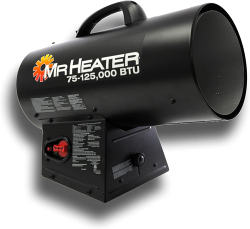 Calentador De Aire Propano Forzado Portatil 125.000 BTU Calefaccion Resistente