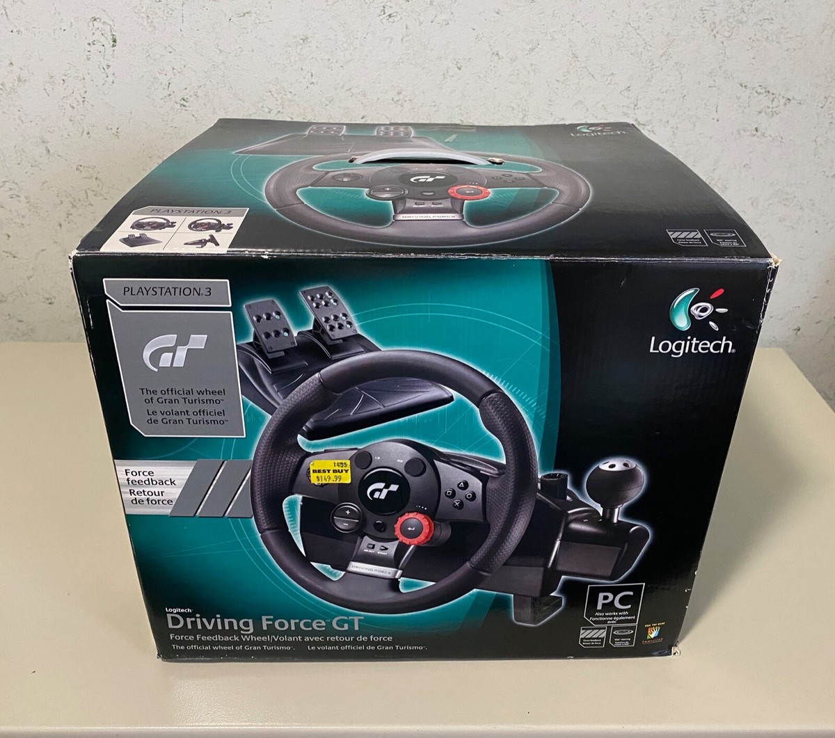 PlayStation3 - 【未使用】logitech Driving Force GT Logitech Driving Force GT Racing Wheel/Shifter, Pedals PS3