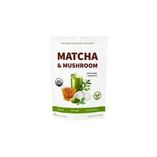 Cherie Sweet Heart Matcha & Mushroom, Organic Matcha Latte Powder Drink Mix