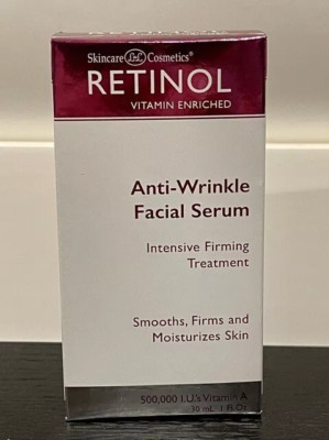 NEW SEALED Skincare Ldel Cosmetics Anti Wrinkle Facial Serum w/Vitamin-A (1oz)