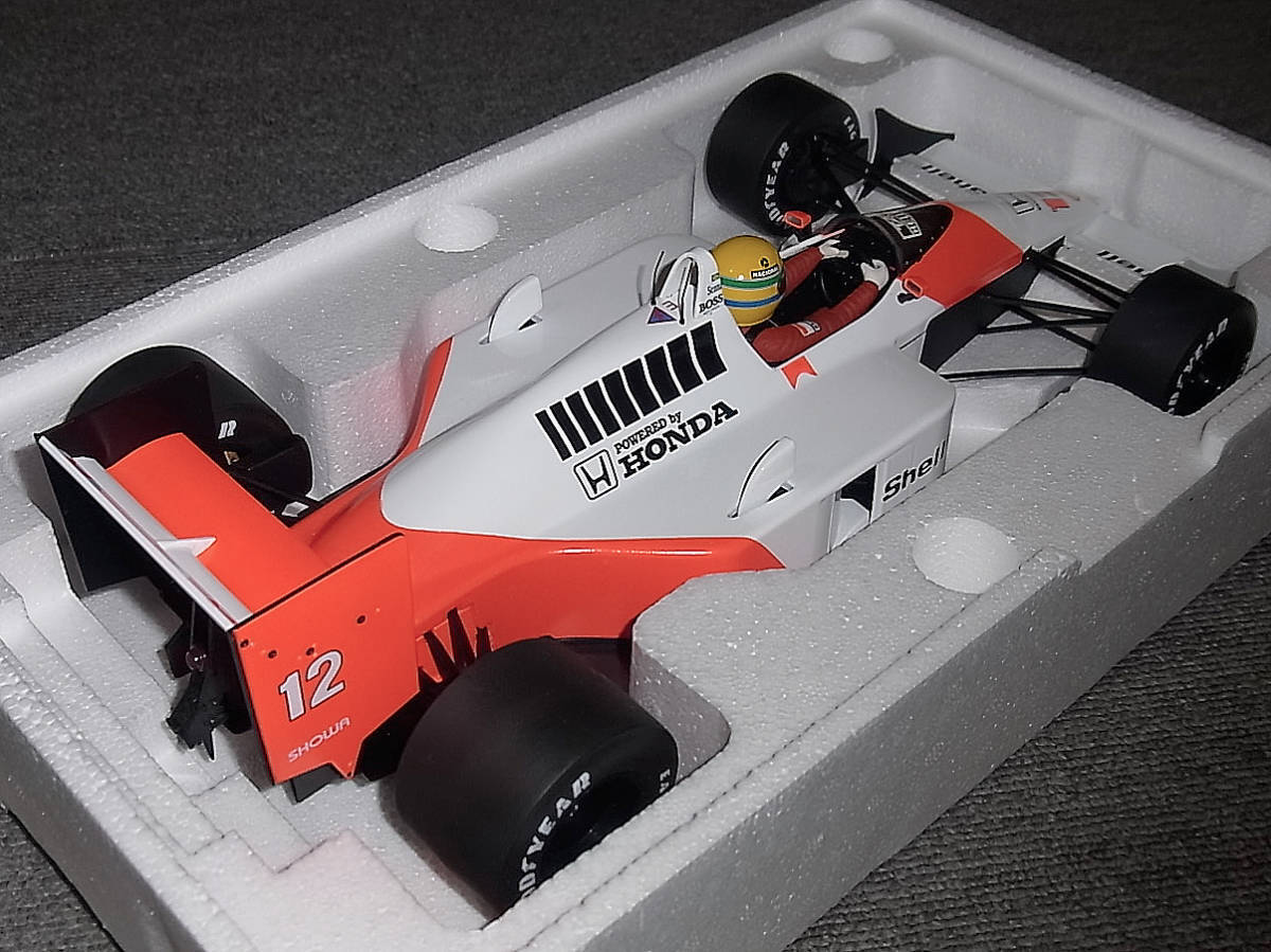 1/12 McLaren Honda MP4 4 Senna 1988 Senna Collection McLAREN 1/12 McLaren Honda MP4 4 Senna 1988 Senna Collection McLAREN