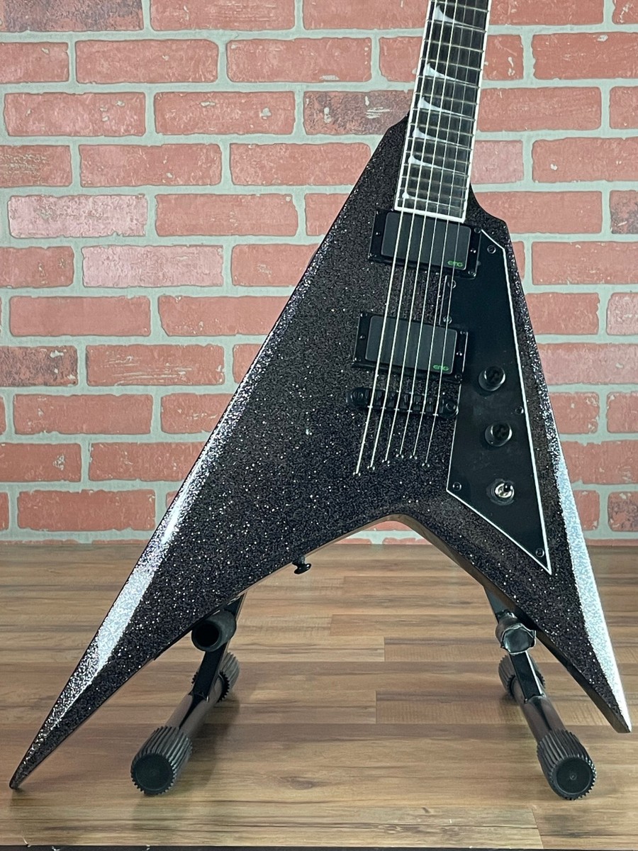 ESP LTD Kirk Hammett Signature KH-V Black Sparkle Electric ESP LTD Kirk Hammett Signature KH-V Black Sparkle Electric