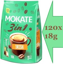 Mokate Irish Instant Coffee 3in1 ( 120x 18g ) UK SELLER & Same Day Free UK Post 9.35 per kilo