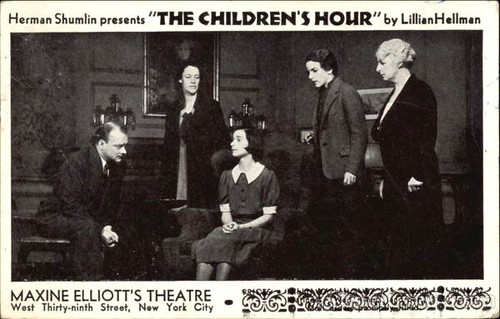 The CHILDREN’S HOUR by Lillian Hellman; Herman Shumlin Presents; NM - Bild 1 von 2