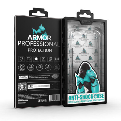 For iPhone 14 Atouchbo Genuine Anti-Shock Kong Super Protective TPU Gel Case