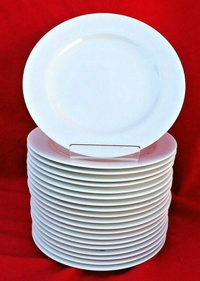Arcoroc Chef Sommelier Embassy White 8.25'' Salad Dessert Plates Lot of 20  C1023
