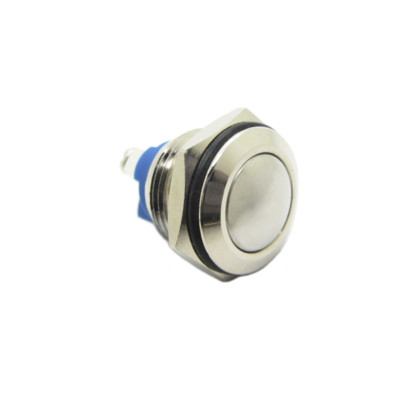 Metal Push Button Switch Momentary Stainless Steel Waterproof Round 16mm 19mm 