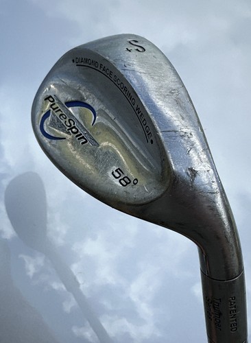 Pure Spin Diamond Face S+ 58° RH Wedge with Steel Shaft Thumper Series - Picture 4 of 9