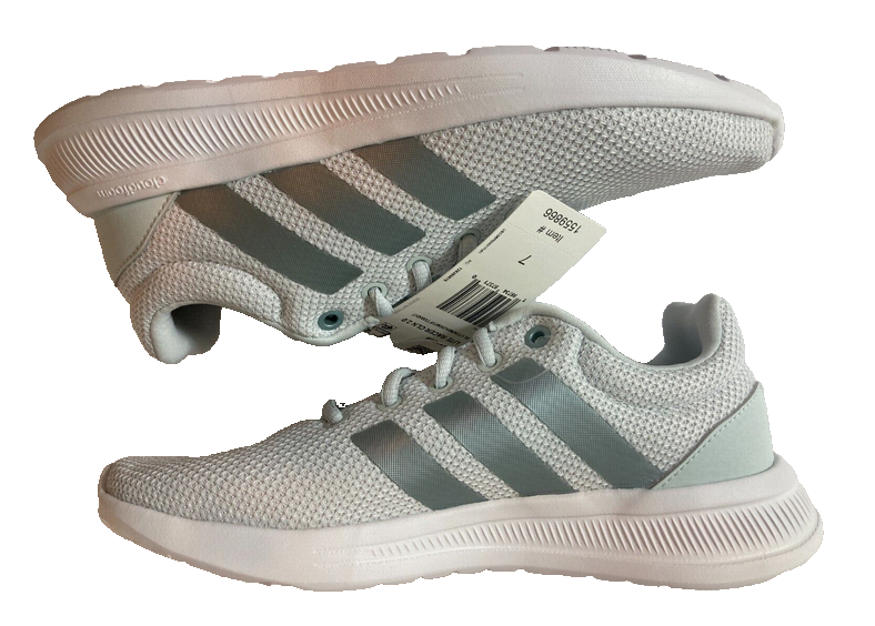 adidas Lite Racer 2.0 Womens Performance Fitness Running Shoes, White adidas Lite Racer 2.0 Womens Performance Fitness Running Shoes, White