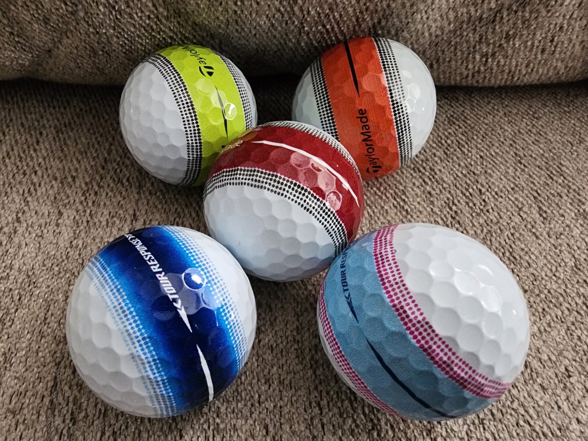 New TaylorMade TOUR RESPONSE STRIPE Blue Orange Red Pink