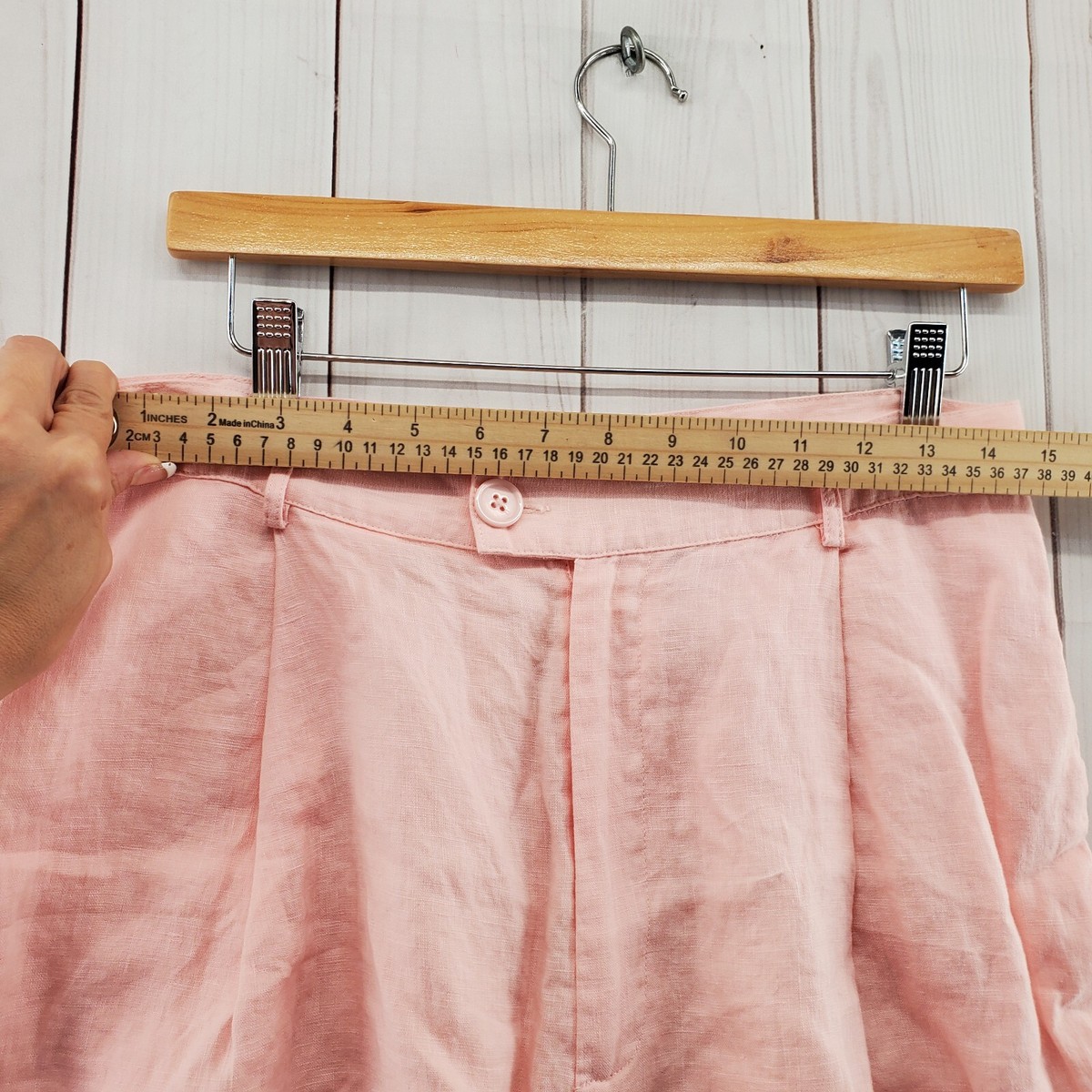 SUNDAYS by WEARESUNDAYS Trouser Shorts Womens Medium Zip Linen