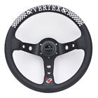 <!--F#f_0-->VERTEX 13'' White Embroidery Deep Dish Car Drift Rally Sport Steering Wheel<!--F/-->