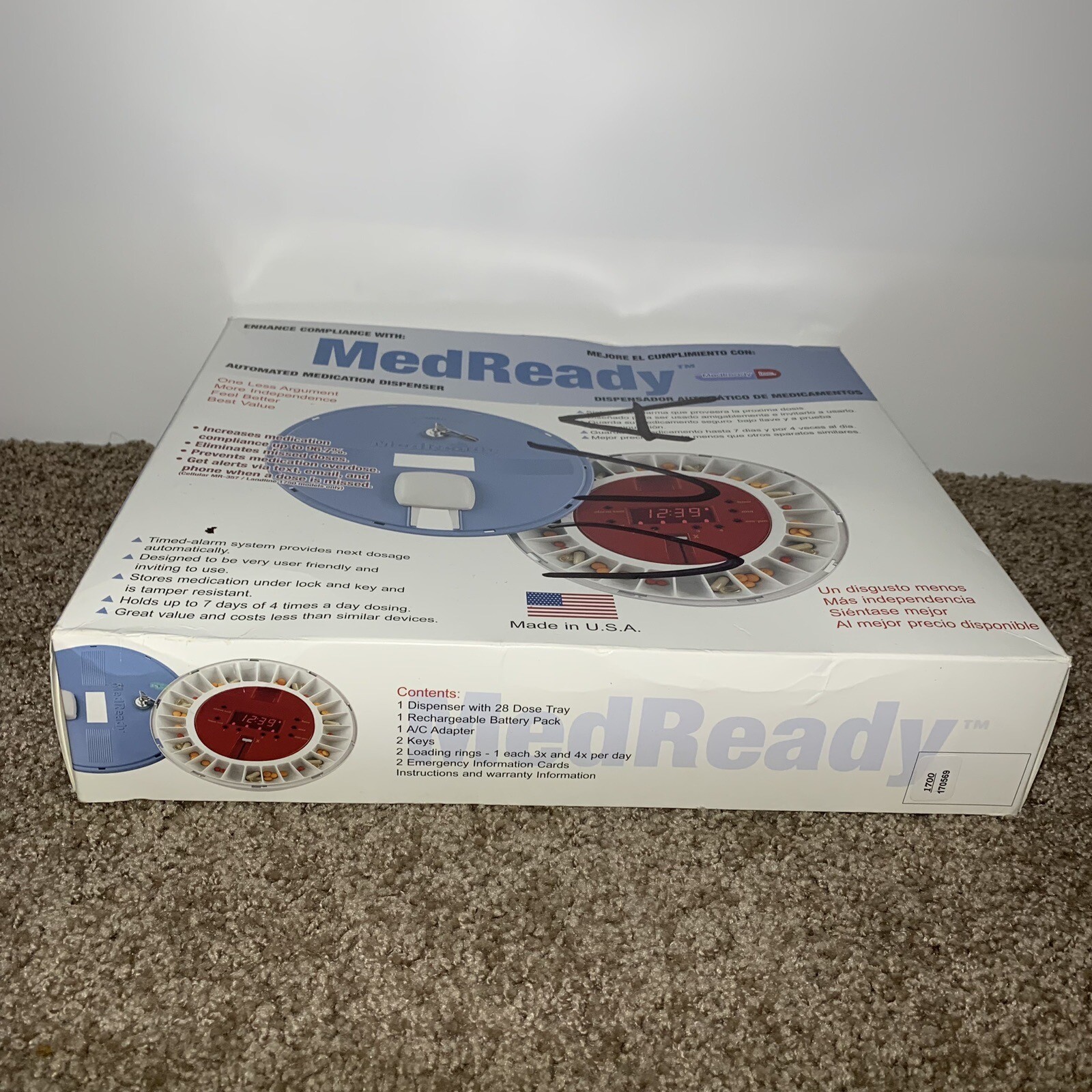 MedReady Automated Medication Dispenser Brand New In Box NIB eBay