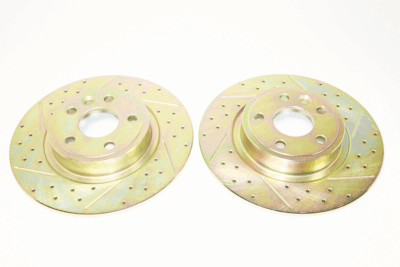 Land Rover Rear Brake Discs Pair GA4690 New