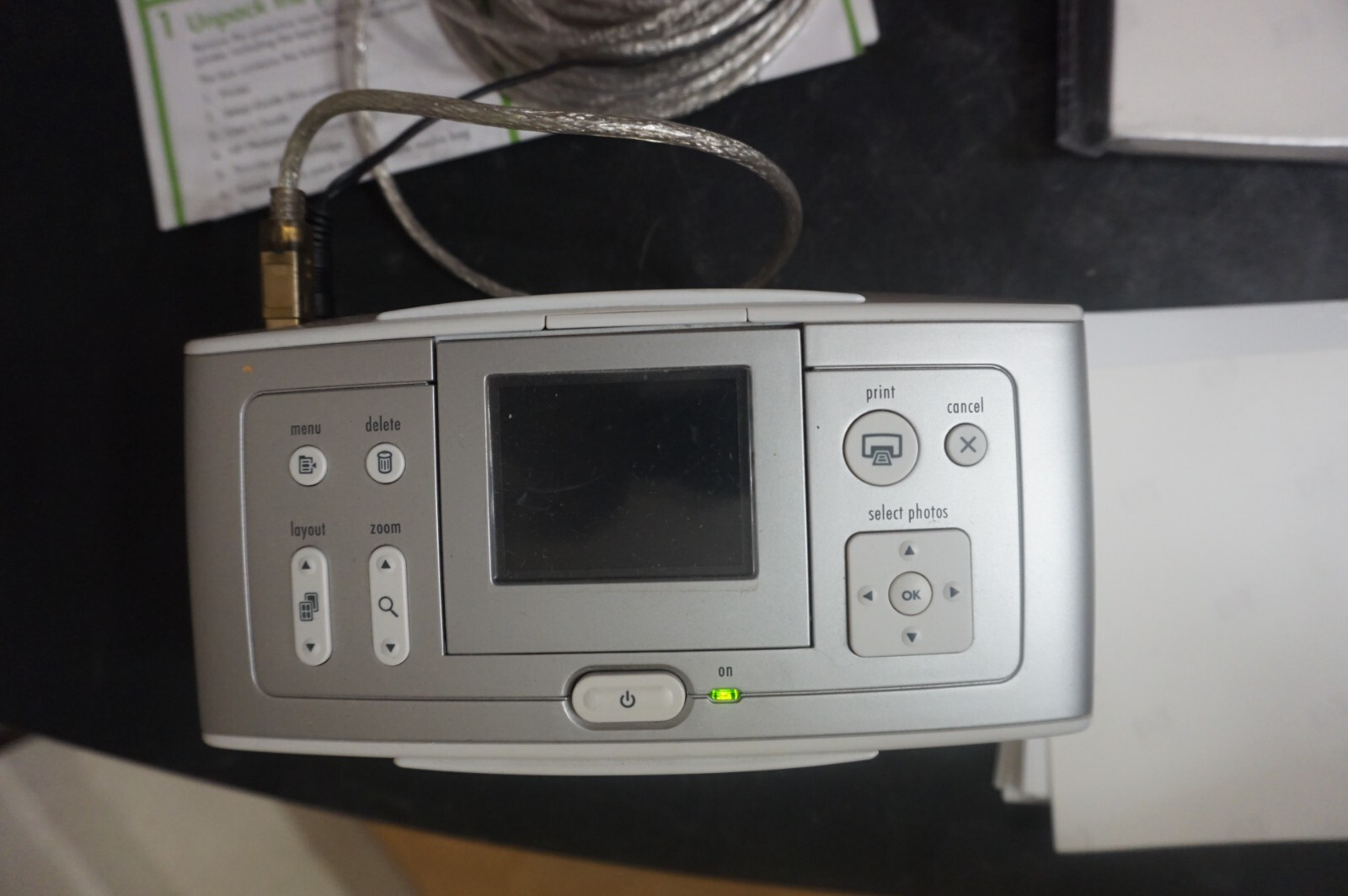 HP Photosmart 385 Digital Photo Inkjet Printer W/ Extras