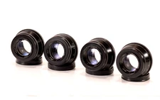 Lot of 4pcs AMAR 4.5/105mm Red P PZO M42 Poland Working Lens EXC+