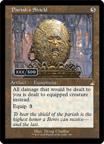 MTG FOIL Pariah's Shield Retro - Ravnica Remastered #393 | eBay