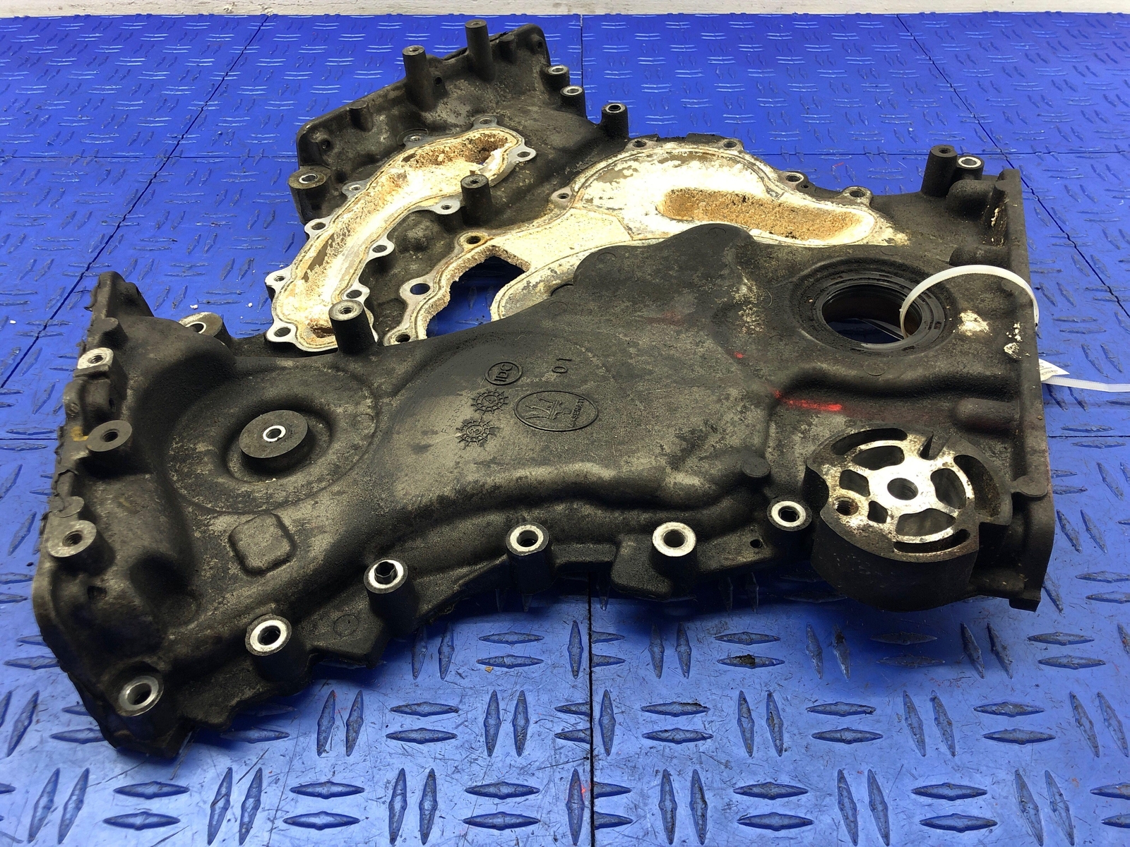 2014-2017 MASERATI GHIBLI FERRARI F160 3.0L ENGINE TIMING CHAIN COVER OEM 2015