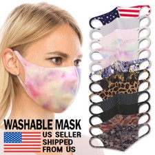 Lightweight Face Mask - Unisex Adult Washable Breathable High Quality Spandex