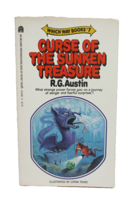 Curse Of The Sunken Treasure by Austin 1982 Which Way Books # 7 paperback