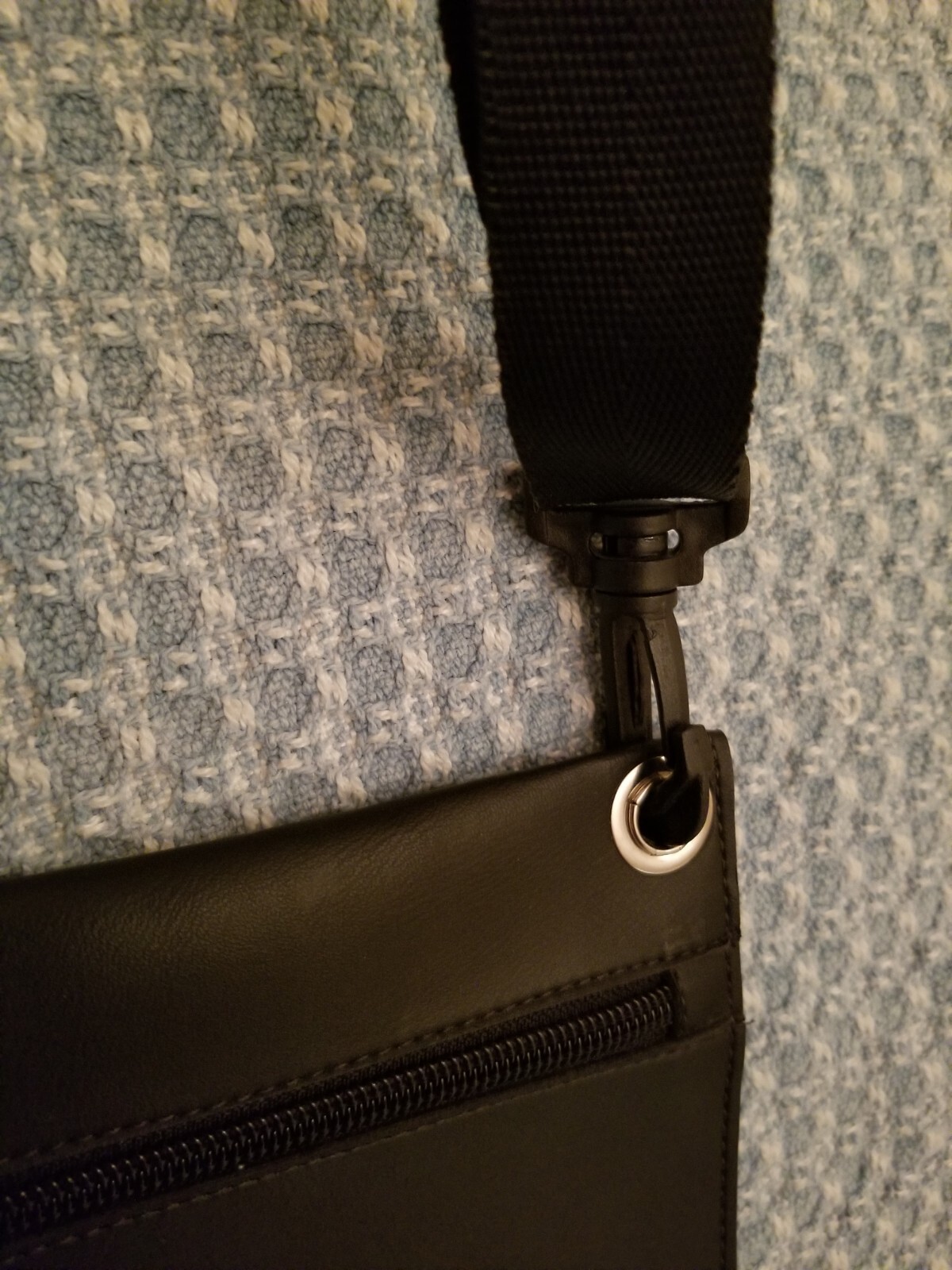 GILSON MARTINS Bag Pouch Rectangular Flat Black w… - image 10