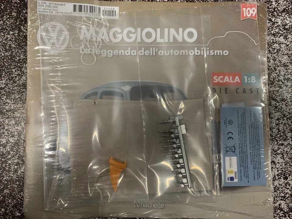 Costruisci il maggiolino scala 1:8 Die Cast N. 107 - 108 - 109. 2022 Hachette - Immagine 3 di 3