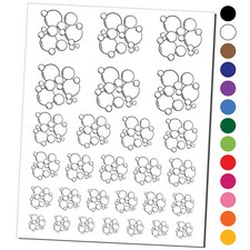 Bunch of Bubbles Temporary Tattoo Water Resistant Set