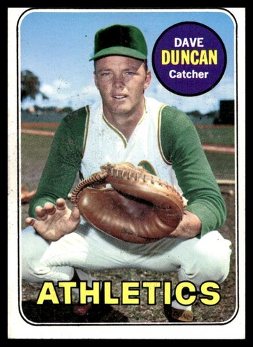 1969 Topps #68 Dave Duncan Oakland Athletics EX-EXMINT