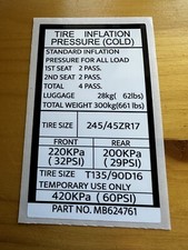 3000GT Tyre Decal.