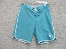 Hollister Board Shorts 28 Mens Blue Swim Trunks Mesh Lined Pockets Beach Logo