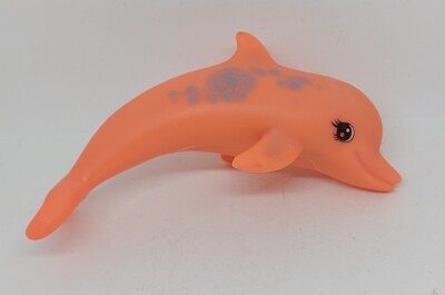 Barbie Dolphin Magic Orange Coral Glitter Water Squirting DOLPHIN
