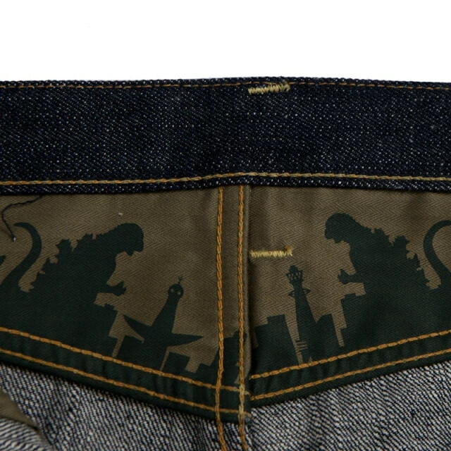 パンツ GODZILLA x STUDIO D'ARTISAN GZ-009 180Z STUDIO D'ARTISAN GZ-009 GODZILLA Selvedge Jeans 18oz Indigo