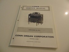 Conn Organ Caprice 465 Type 1 Service Repair Shop Manual Schematics