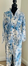 Hand Block Print Pajamas, Floral Pure Cotton Pajamas Set Indian Night Wear Dress