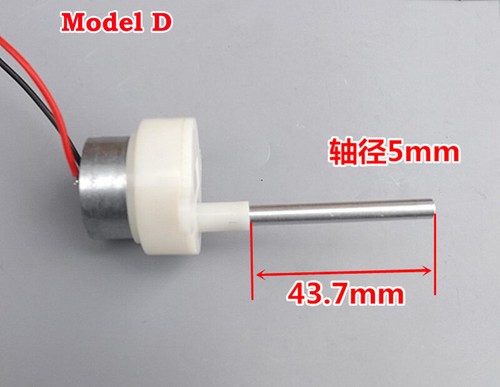 DC 3V 5V 6V Reducción de Velocidad Lenta Micro 300 Caja de Engranajes Motor Eje Roscado Juguete - Imagen 17 de 18