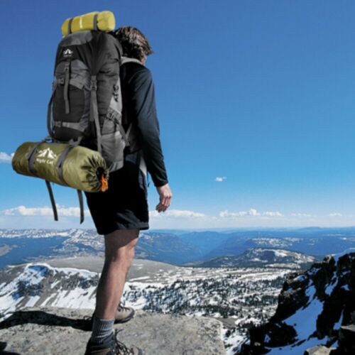 70L Large Capacity Travel Backpack Sports Duffle For Camping Hiking Climbing - Picture 4 of 17