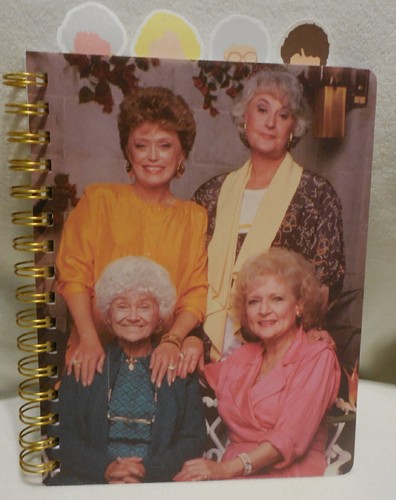 The Golden Girls Journal Brand 96 pg Spiral Bound Blank Plastic Cheesecake