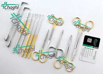 Miller Joseph Hook Scalpel Handle May Porta Iris Steven instruments 12 PCs C-T
