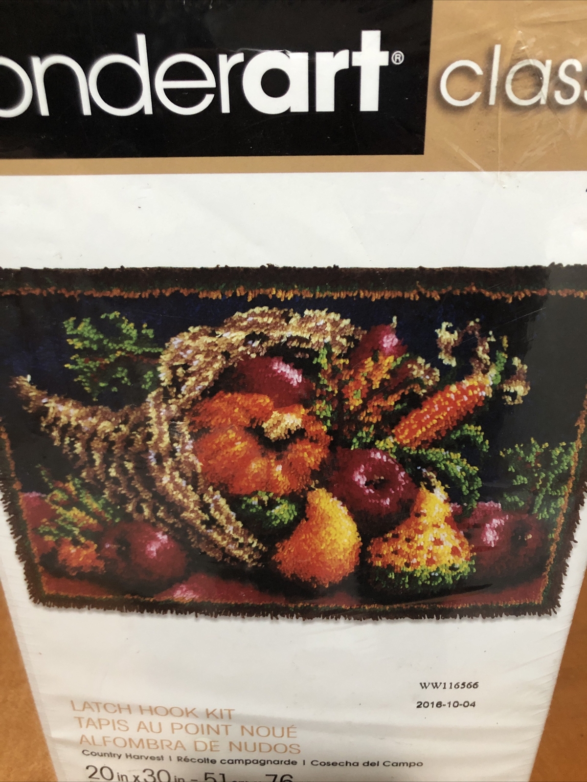 WONDERART CLASSIC LATCH HOOK KIT - 20