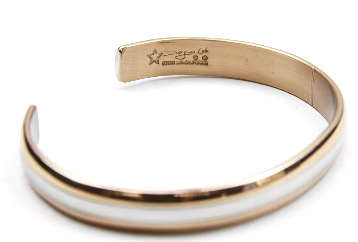 Sergio Lub California Copper Silver Cuff Bracelet eBay