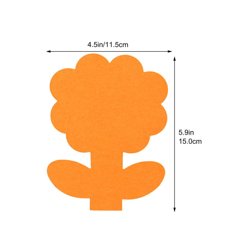 216 Pcs Kids DIY Paper Cutout Decoration Flower Shape for Summer