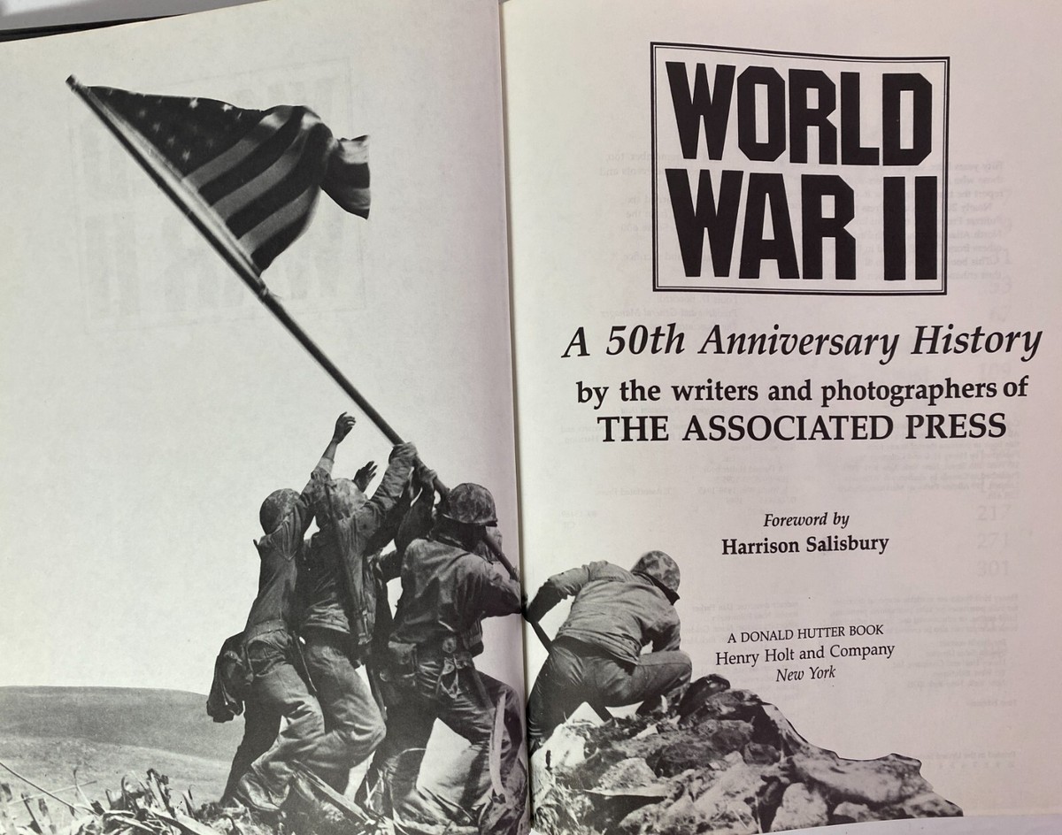World War II: 50th Anniversary History Edition, 1989 HCDJ, 1st