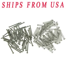 KAISH 50x USA Humbucker Pickup Height Screws Springs fit Gibson/Seymour Duncan